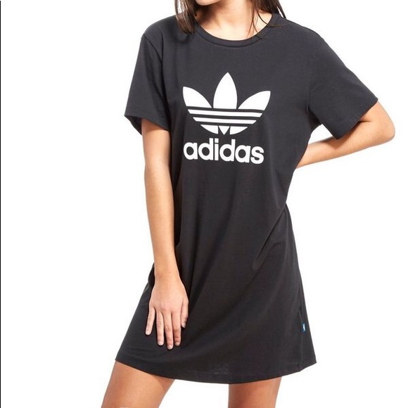 DISCOUNTED SHIPPING Adidas Trefoil t-shirt dress - Picture 3 of 7